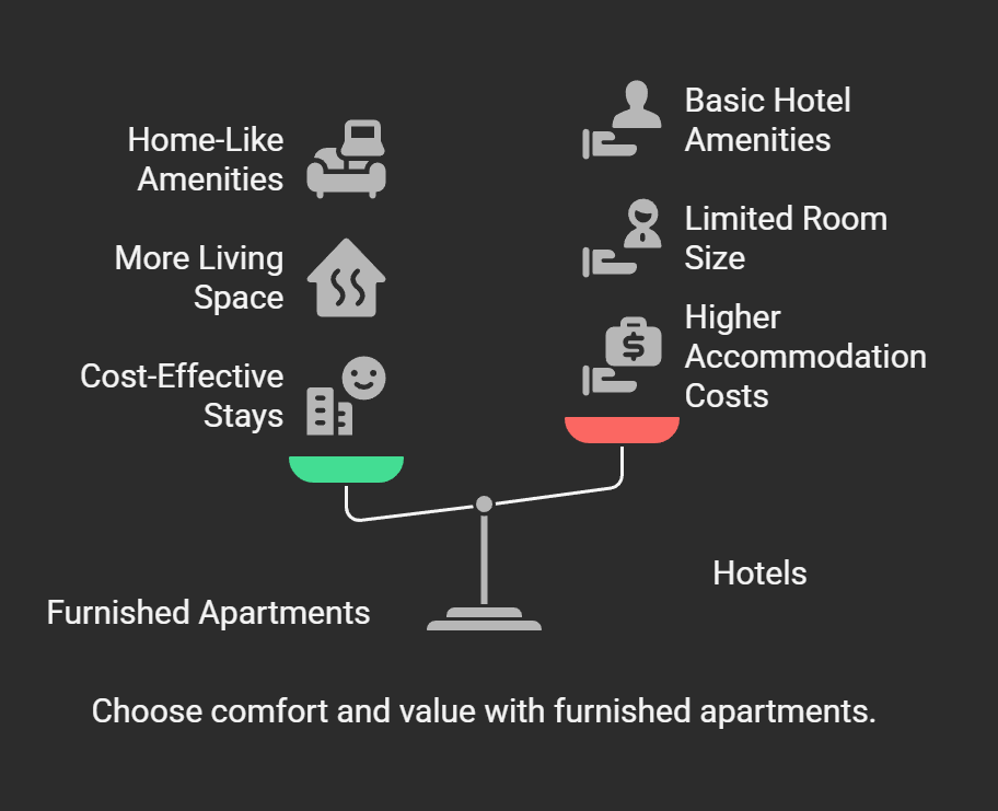 Advantages of Staying in Furnished Apartments Over Hotels